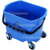 Obsolete Optional 30L Multi Mop Bucket With 75mm Castors Blue Numatic