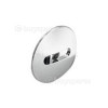 On/off Knob Insert White Aquavalve 600 Aqualisa