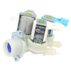 Hotpoint WD420G Cold Water Triple Solenoid Inlet Valve : 180Deg. With Protected Push Connectors