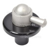 DeLonghi PX906 Cooker Control Knob - Black / Silver