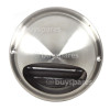 125mm Bull-Nose Vent With Louvres - Stainless Steel