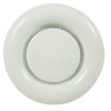 100mm Metal Ceiling Air Supply Valve - White Powder Coated