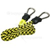 Rolson 1200MM Flat D-ring Bungee / Tie Down For Travel Lugage / Goods Etc.