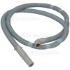 Electrolux 2.6Mtr. Drain Hose Long Straight 21mm To Right Angle End 21mm Internal Dia's. (UK)