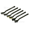 Rolson 6 Piece Wire Brush Set : BarBeQue / Oven / Log Burner / Workshop