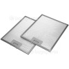 Dunstabzugshauben-Metall-Fettfilter (2er Packung) : 320x260mm