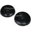 Bosch Neff Siemens Active Carbon Filter (Pack Of 2)