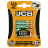 Original JCB AAA NiMH Wiederaufladbare Batterien (Betriebsbereit)