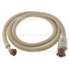 Tuyau Flexible D'arriv&eacute;e D'eau Aquastop Universel -2,5M - Embouts : Droit Et Coud&eacute; Care+Protect
