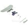 Indesit Door Handle Kit Silver Moon