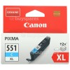 Canon Genuine CLI-551CXL High Capacity Cyan Ink Cartridge - 6444B001