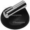 Stoves Cooker Control Knob - Black / Chrome