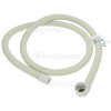 1.8Mtr. Drain Hose Straight 24MM With Right Angle End : 30MM Inside Diameters