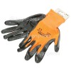 Rolson Textured Nitrile Coated Work Gloves (Medium)