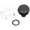 Zanussi ZCE7701X Oven Selector Control Knob - Black