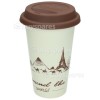 Double Wall Ceramic Mug The Globetrotter Type Dlsc057 KBE3014-2 DeLonghi