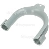 White & Brown 1300 Plastic Support For Drain Hose