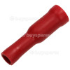 4mm Red Female Auto Bullet Terminal - Pack Of 100