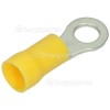 5mm Hole Ring Terminal - Yellow