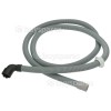 Electrolux 2.2m Drain Hose Straight 23mm To Right Angle 35mm Fitting
