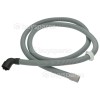 Arthur Martin 2.2m Drain Hose Straight 23mm To Right Angle 35mm Fitting