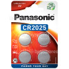 Panasonic CR2025 Lithium Coin Battery - Pack Of 4