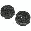 Bosch Neff Siemens Active Carbon Filter, Pack Of 2