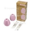Balles De S&eacute;chage En Forme D&rsquo;&oelig;uf Pour S&egrave;che-linge &ndash; Parfum Fleur De Printemps Ecoegg