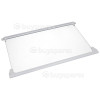 Lec TF6086W (444447356) Fridge Upper Glass Shelf Assembly : 495x295mm