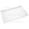 Indesit Fridge Upper Glass Shelf : 475x288mm Max. Inc. Trims