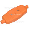 Wellco 10A 3 Pin Connector Rubberised - Orange