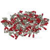 6.3mm Red Male/Female Push-On Adaptor - Pack Of 100