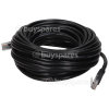 CAT6 RJ45 Patch Lead: Black: 10m