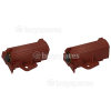 Hoover Carbon Brush / Holder Set : For Sole Type Motor