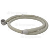 Merloni (Indesit Group) Drain Hose Straight 24MM With Right Angle End 30MM Inside Fitting Dia's.