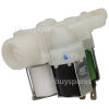 AEG 1480 Cold Water Triple Inlet Solenoid Valve 180Deg. With 2 Protected Tag Fitting & 1 Open Tag Fitting