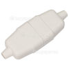 Wellco 10A 3 Pin Connector Rubberised - White