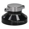 Main Oven Control Knob - Black / Silver