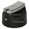 Bouton De Commande Pour Plaque De Cuisson - Noir / Chrome