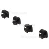 Support En Caoutchouc Pour Casseroles - Paquet De 4 Zanussi