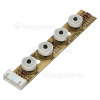 Baumatic BE639SS-UK Electronic Button AYD-004 Red Color