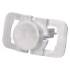 Bouton Marche / Arr&ecirc;t Plat Concave - Blanc - Ardem