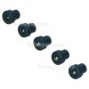 Pieds Et Vis &Agrave; Chocs Pour Robot De Cuisine (Lot De 5) A901 Kenwood
