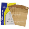 Sebo Vorwerk / Folletto / Kobold Vk Dust Bag (Pack Of 5) - BAG97