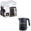 Quest Fast Boil 1.5L Black Grooved Kettle - 3000W