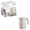 Quest Fast Boil 1.5L White Grooved Kettle - 3000W