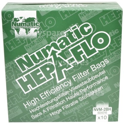 Numatic NVM-2BH 3 Layer Hepaflo Filter Dust Bag (Box Of 10)