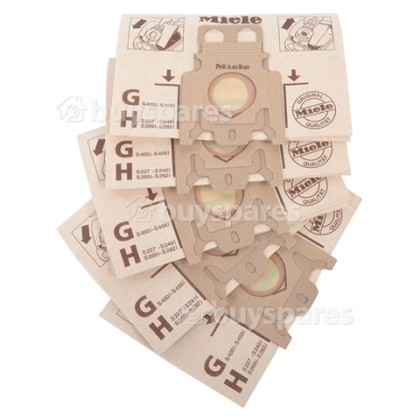 Miele H-Type HyClean Dust Bag (Pack Of 5)