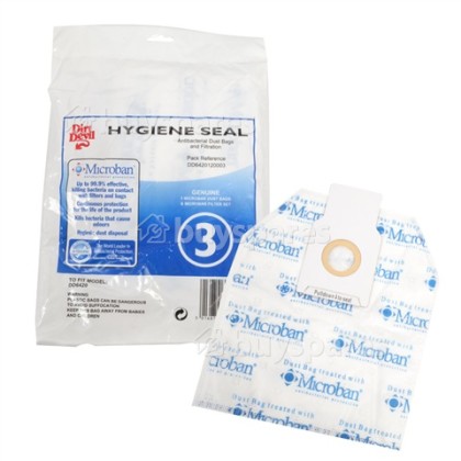 Dirt Devil Dust Bag (Pack Of 3)