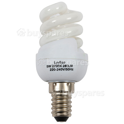 Lyvia 5W SES Low Energy Spiral Lamp